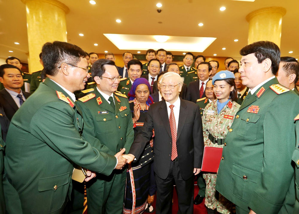 Thông điệp của lãnh đạo Đảng, Nhà nước và Chính phủ đối với lực lượng QĐND Việt Nam