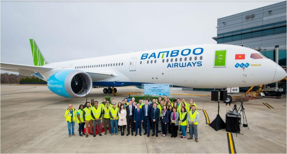 Bamboo Airways nhận bàn giao máy bay Boeing 787-9 Dreamliner tại Trung tâm bàn giao của Boeing tại South Carolina, Mỹ