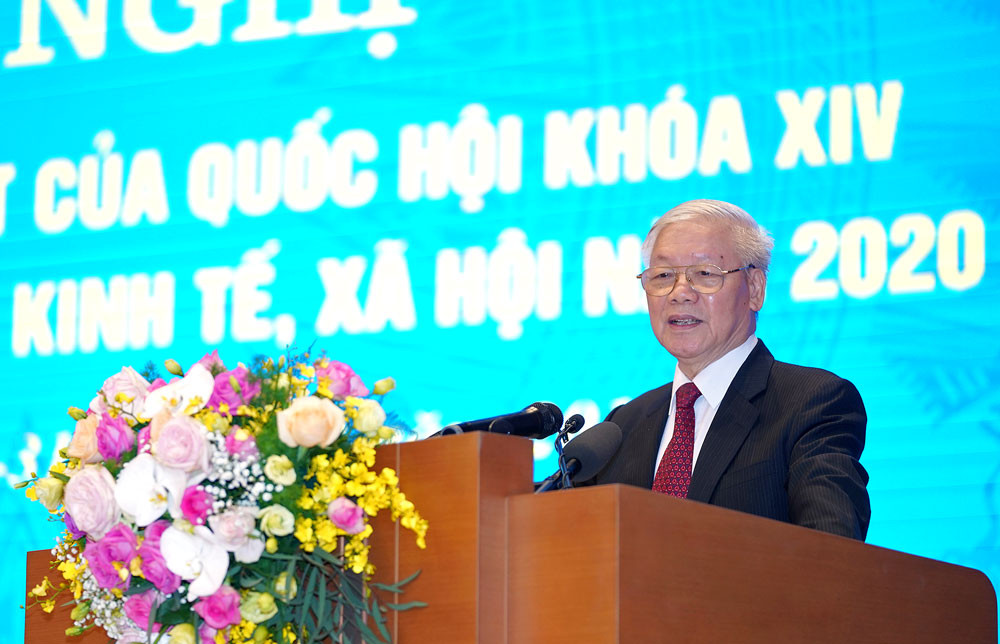 Tổng Bí thư, Chủ tịch nước Nguyễn Phú Trọng nêu rõ 5 nhiệm vụ trọng tâm năm 2020