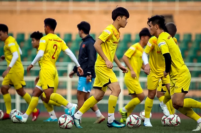 U23 Việt Nam tập luyện trở lại trước khi lên đường sang Thái Lan