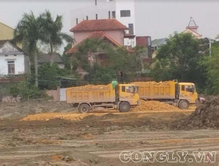 Huyện Đô Lương-Nghệ An: Dự án thu hút đầu tư dùng đất chưa rõ nguồn gốc để san nền