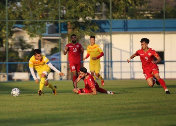 U23 Việt Nam thất bại 1-2 trước U23 Bahrain trong trận đấu tập