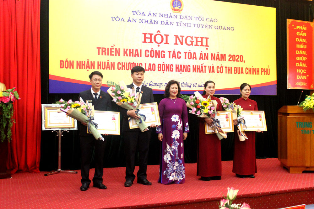 TAND hai cấp tỉnh Tuyên Quang đạt nhiều thành tích xuất sắc trong năm 2019