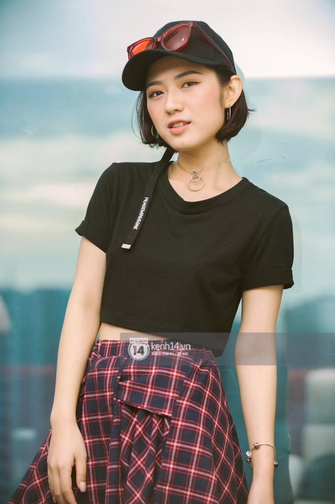 Hoàng Thu Trang cắt tóc 1
