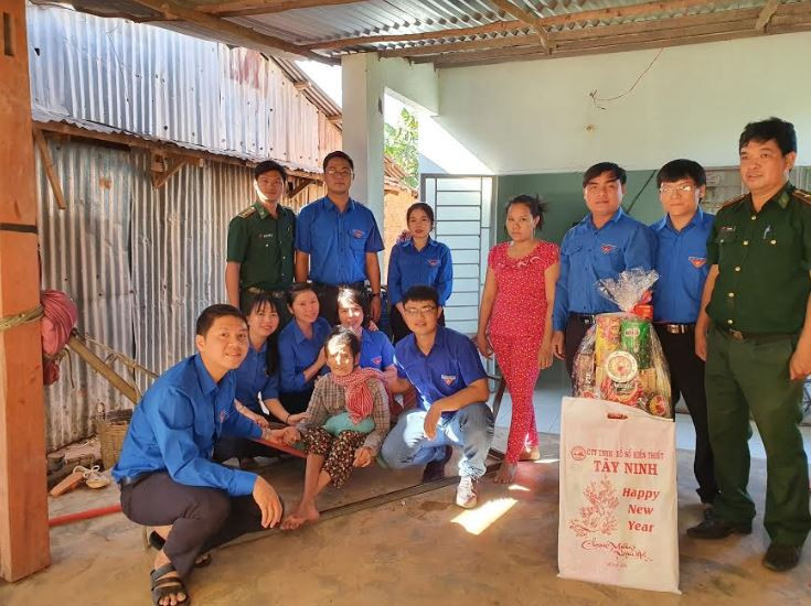 Chi đoàn TAND tỉnh Tây Ninh với chương trình Xuân tình nguyện – Xuân biên giới năm 2020