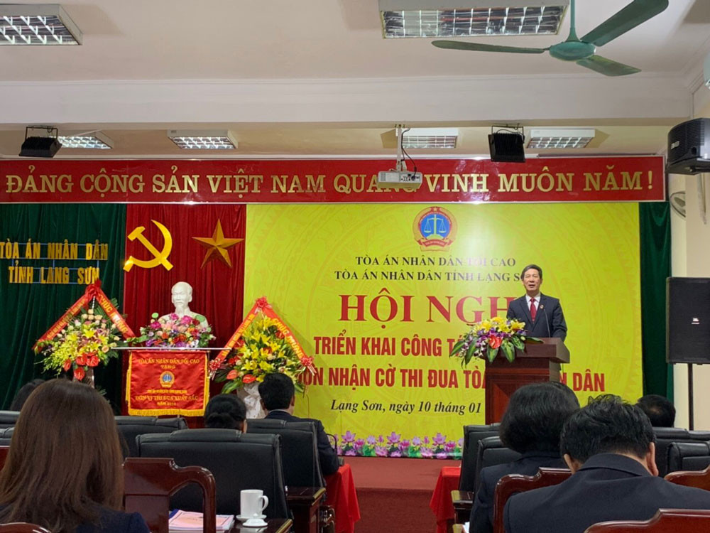 TAND hai cấp tỉnh Lạng Sơn tổ chức Hội nghị triển khai công tác năm 2020