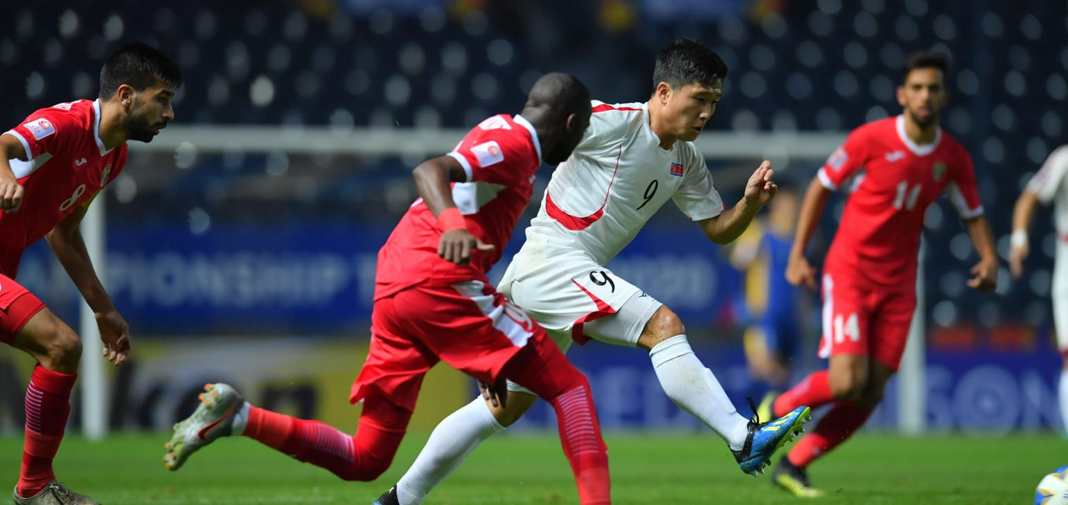 U23 Jordan tạm dẫn đầu bảng D VCK U23 châu Á 2020 bằng trận thắng U23 Triều Tiên