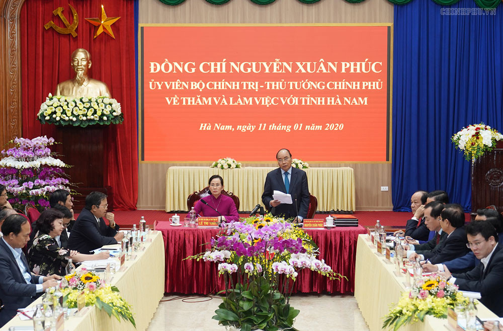 Thủ tướng: Hà Nam cần quyết liệt, không làm cầm chừng trong phát triển