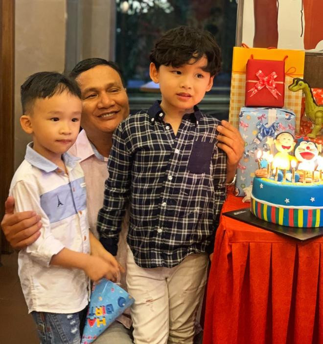 Chồng vắng mặt trong sinh nhật 5 tuổi của con trai Hoa hậu Diễm Hương 9