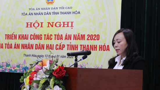 TAND tỉnh Thanh Hóa triển khai công tác năm 2020