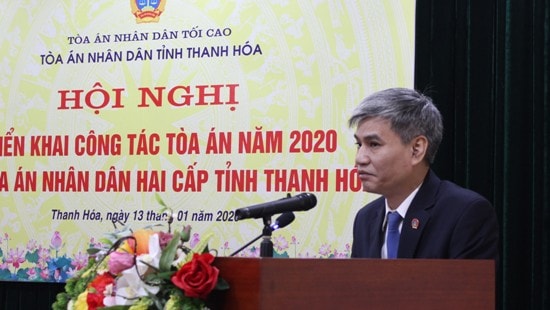 TAND tỉnh Thanh Hóa triển khai công tác năm 2020