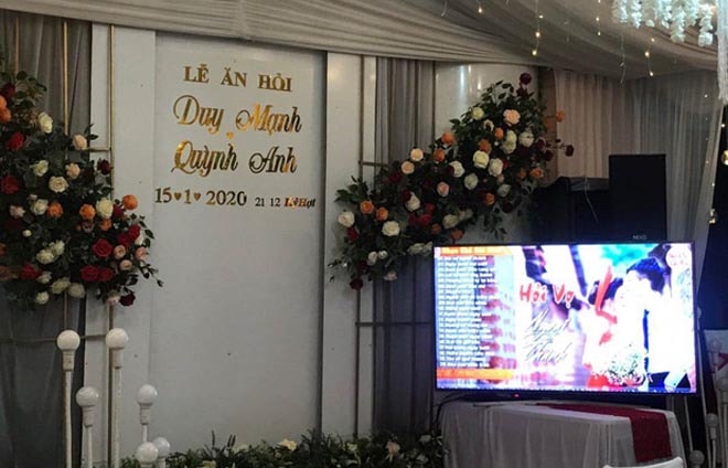 Duy Mạnh và Quỳnh Anh đám hỏi 1