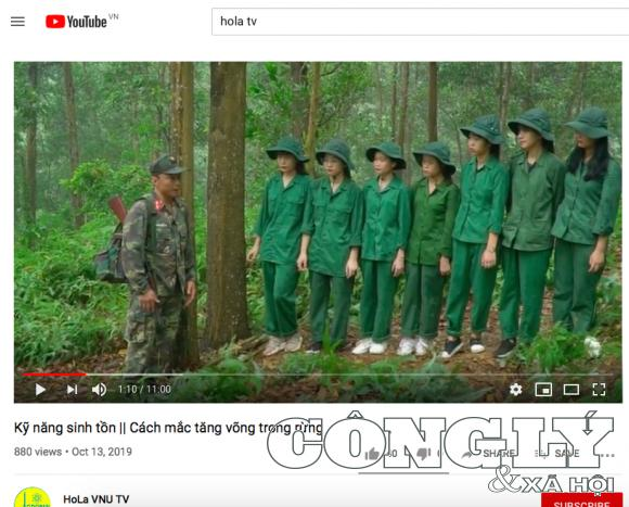 Kênh truyền thông Youtube HoLa VNU TV: Cách tiếp cận Giáo dục quốc phòng,  an ninh mới, độc đáo cho học sinh, sinh viên