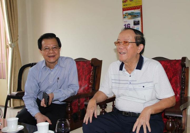 Lãnh đạo TANDTC thăm và chúc Tết nguyên lãnh đạo Đảng và TANDTC phía Nam