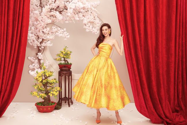 Bộ ba Hoa hậu Hoàn vũ Việt Nam tung bộ ảnh chúc Tết Canh Tý 2020