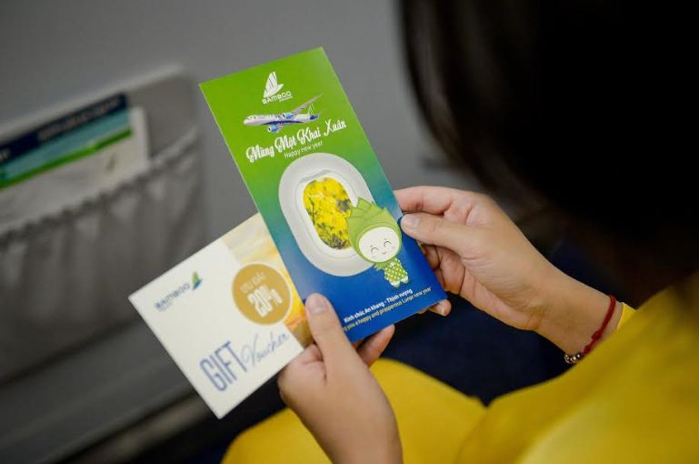 Bamboo Airways tặng 1.000 món quà lì xì tới hành khách trên những chuyến bay đầu năm Canh Tý 2020