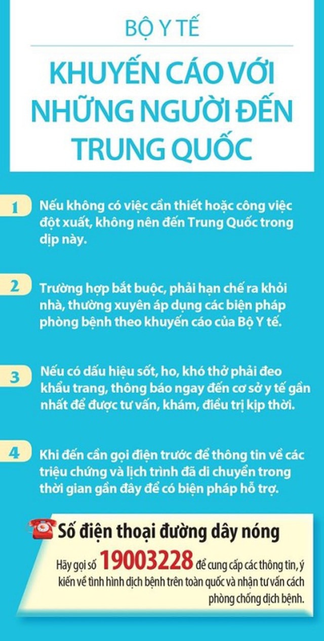 Khuyến cáo mới nhất của Bộ Y tế để phòng tránh virus corona