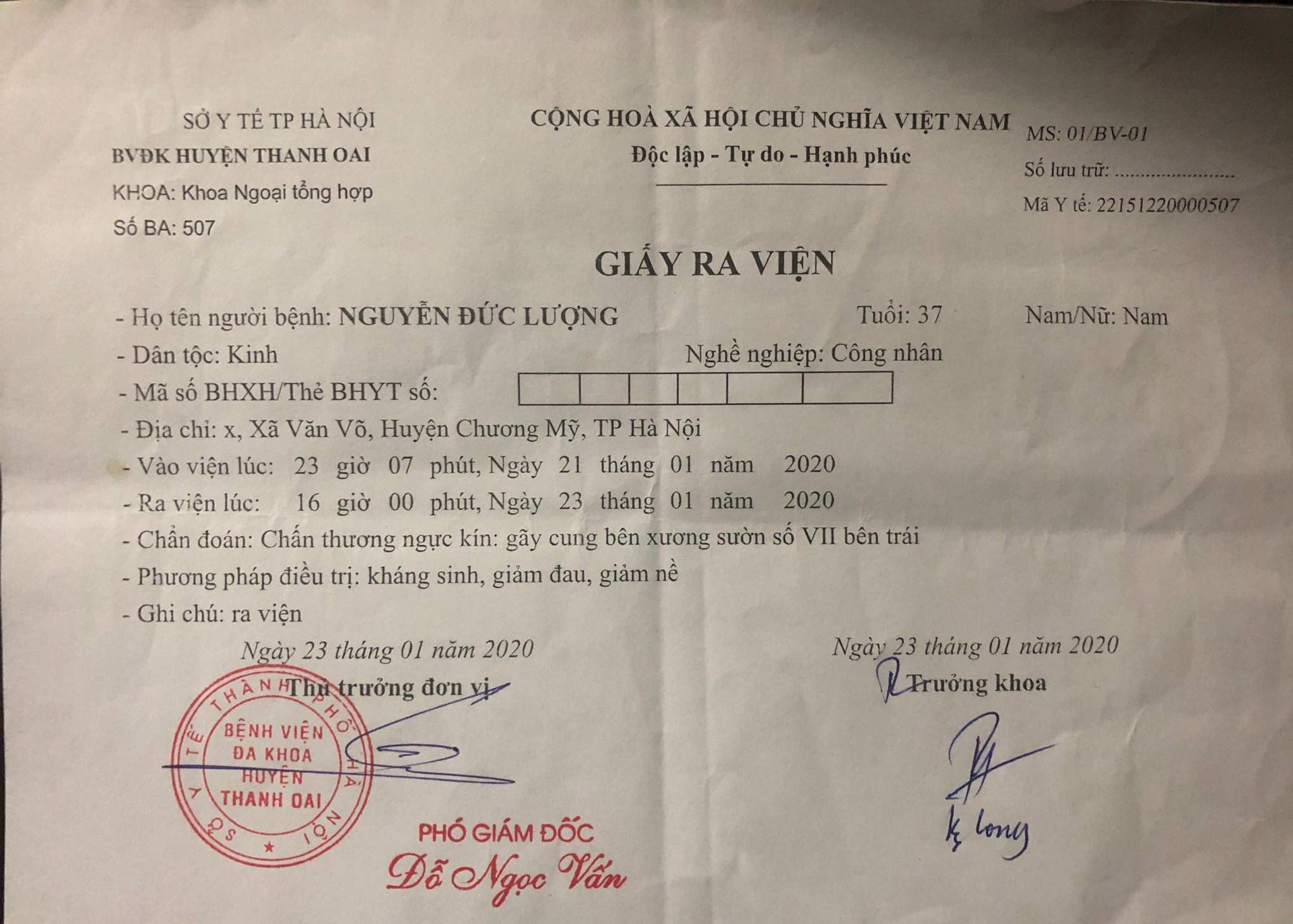 Thanh Oai, Hà Nội: Cần làm rõ hành vi bắt giữ người trái pháp luật
