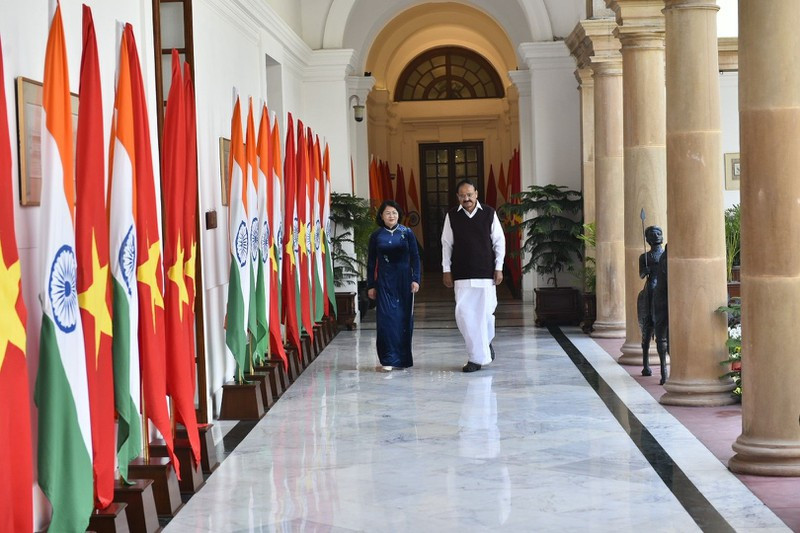 Phó Chủ tịch nước Đặng Thị Ngọc Thịnh hội đàm, hội kiến các nhà lãnh đạo Ấn Độ