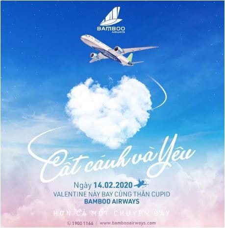 Mùa yêu đong đầy với ưu đãi “Cất cánh và Yêu” của Bamboo Airways