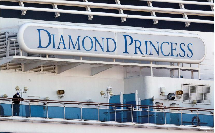 Mỹ sẽ sơ tán công dân khỏi du thuyền Diamond Princess bị cách ly ngoài khơi Nhật Bản