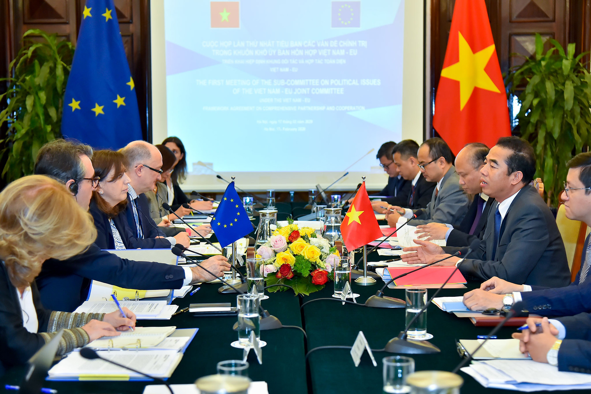 Cuộc họp lần thứ nhất Tiểu ban chính trị Việt Nam - EU