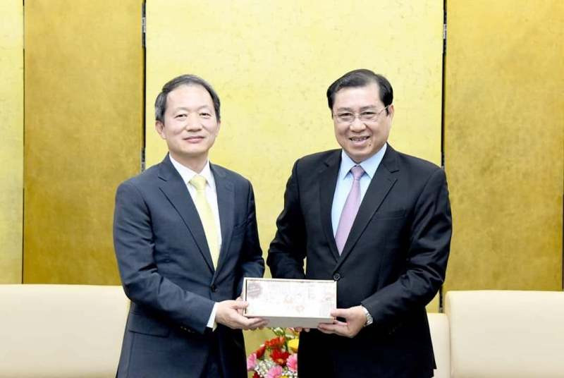 Chủ tịch UBND TP Đà Nẵng tiếp Tổng Lãnh sự Hàn Quốc tại Đà Nẵng