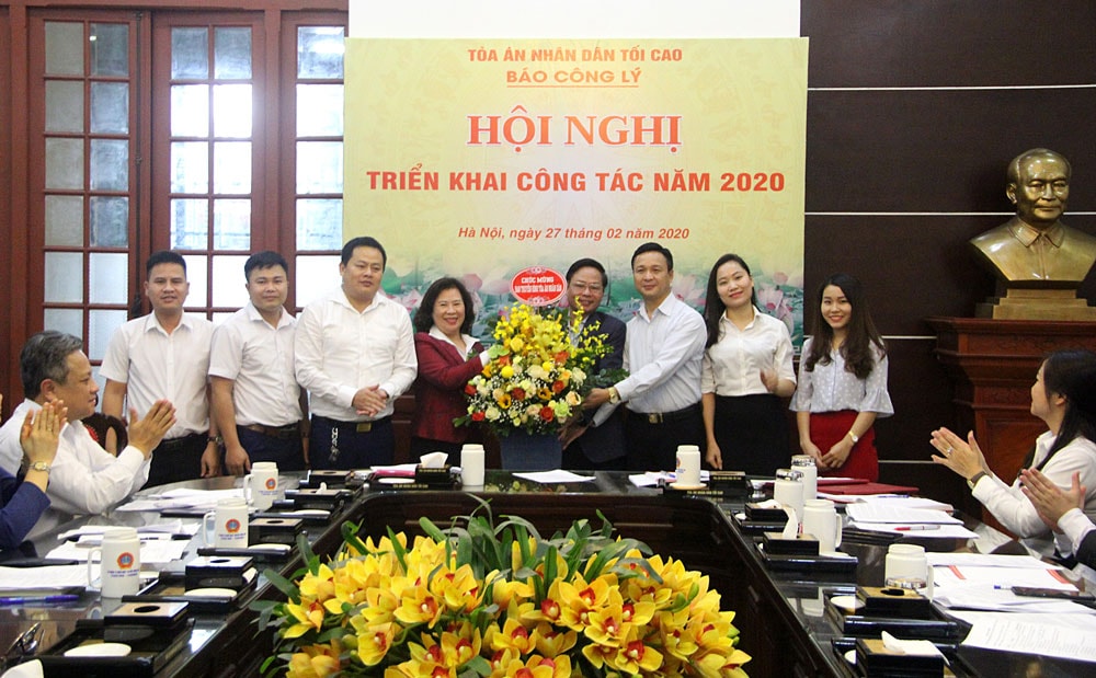 Báo Công lý triển khai công tác năm 2020