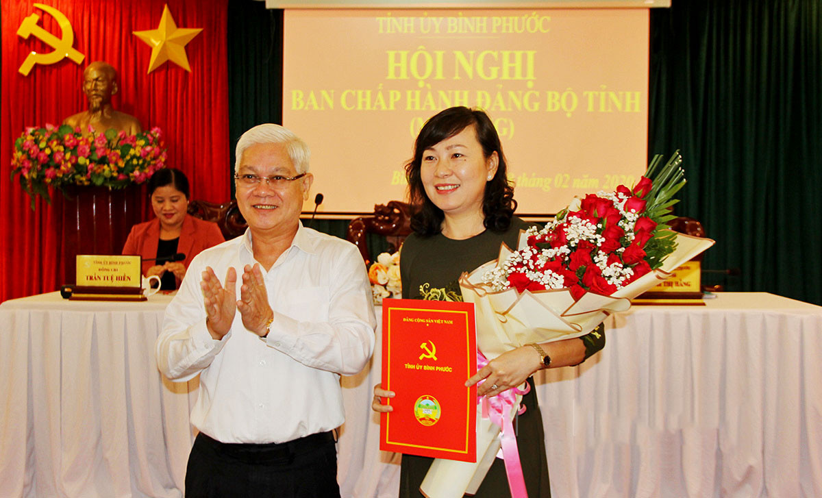 Chuẩn y Phó Chủ tịch UBND tỉnh Bình Phước giữ chức Phó Bí thư Thường trực Tỉnh ủy