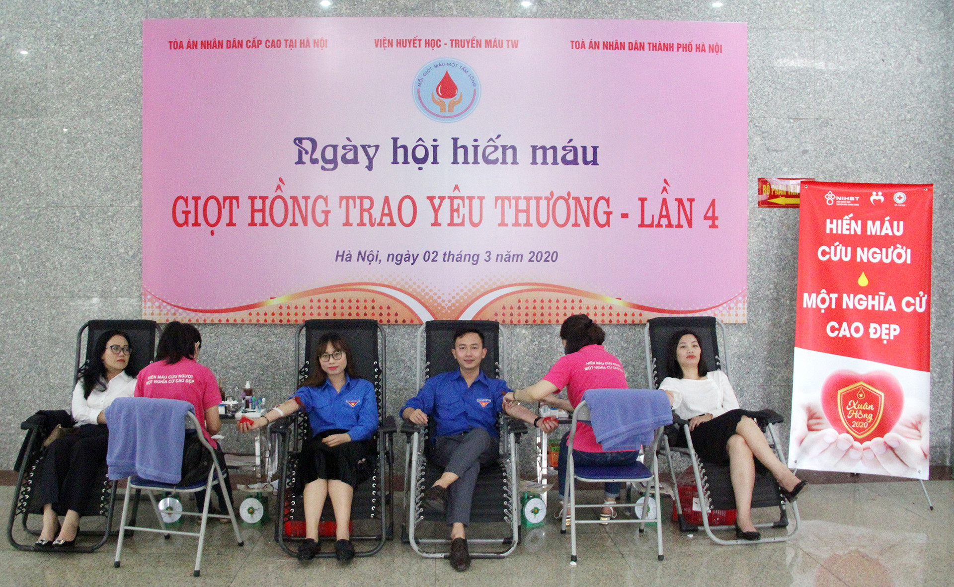 TAND cấp cao tại Hà Nội tổ chức hiến máu nhân đạo lần thứ 4