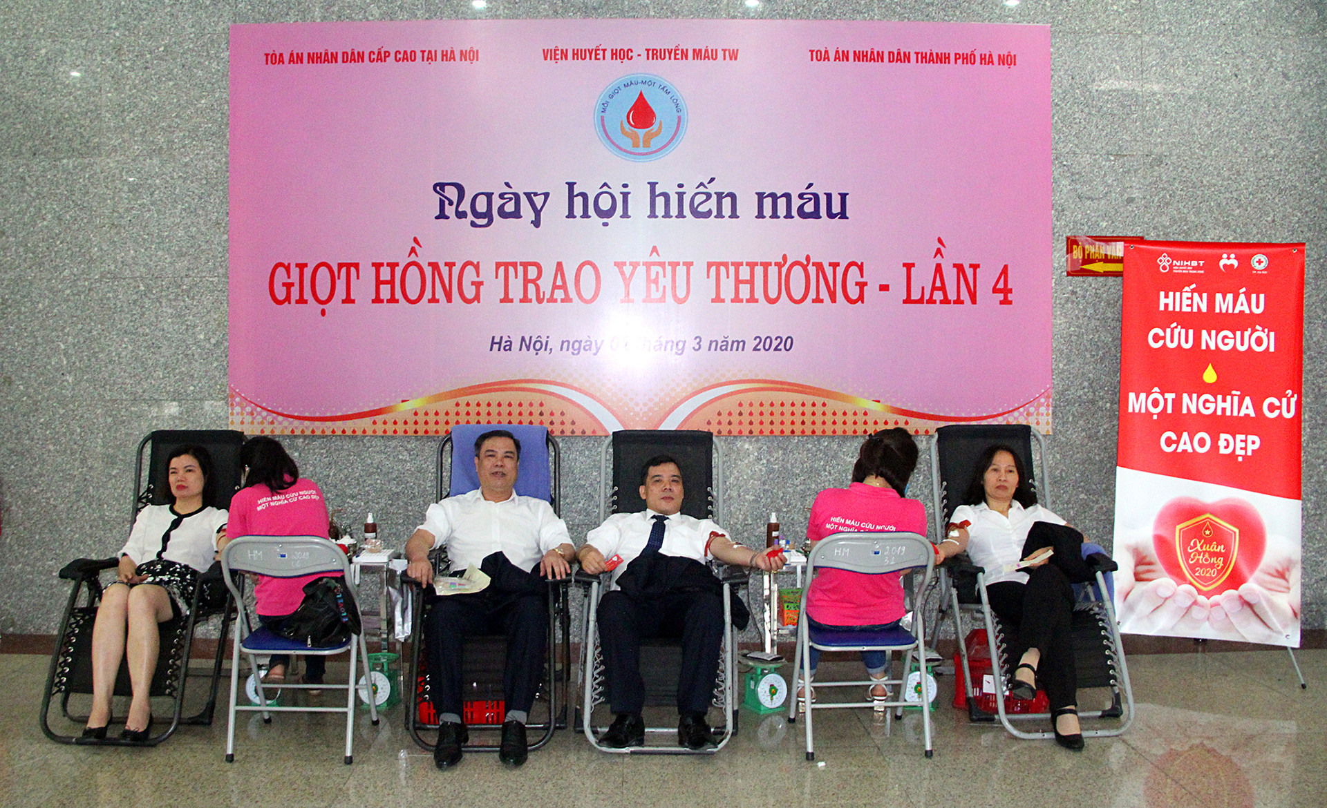 TAND cấp cao tại Hà Nội tổ chức hiến máu nhân đạo lần thứ 4
