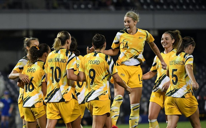 ĐT nữ Việt Nam đã chơi hết mình trong trận thua ĐT nữ Australia ở trận play-off