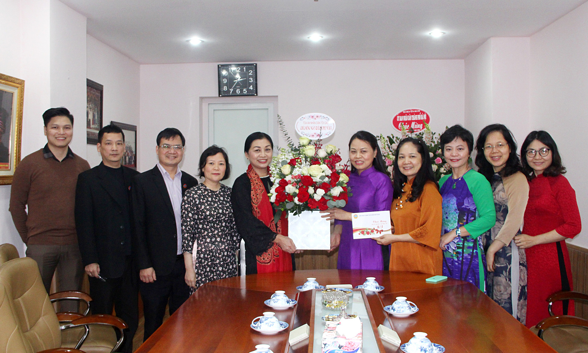 TANDTC chúc mừng Hội Liên hiệp Phụ nữ Việt Nam nhân ngày 8/3