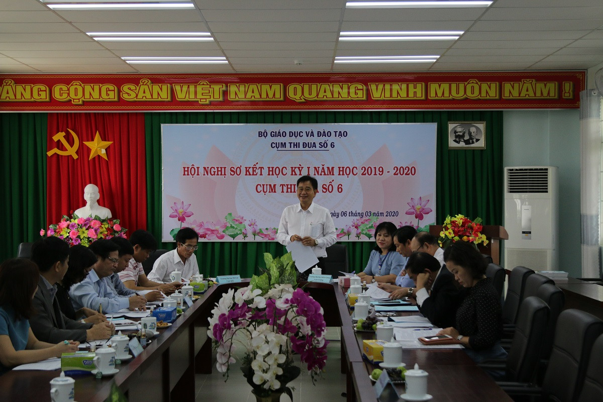 Kiên Giang: Cụm thi đua số 6 tổ chức Hội nghị sơ kết năm học 2019 – 2020