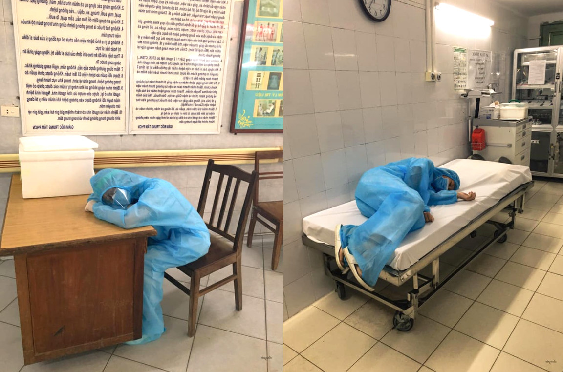 Dịch Covid-19: Những hình ảnh xúc động bên trong Bệnh viện Bạch Mai