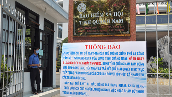 BHXH Quảng Nam đảm bảo quyền lợi cho người tham gia BHXH ứng phó với dịch Covid-19