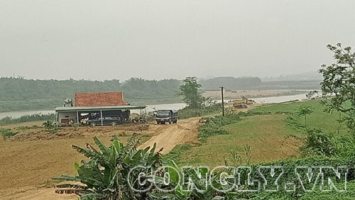 Huyện Tân Kỳ - Nghệ An: “Loạn” hoạt động khai thác và kinh doanh cát sỏi tại xã Nghĩa Đồng