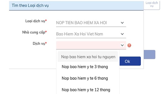 Triển khai dịch vụ nộp tiền trực tuyến trong lĩnh vực BHXH, BHYT qua BIDV