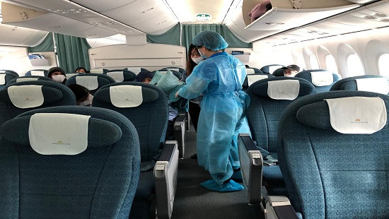 Vietnam Airlines chở công dân Việt Nam mắc kẹt tại Nhật Bản về nước