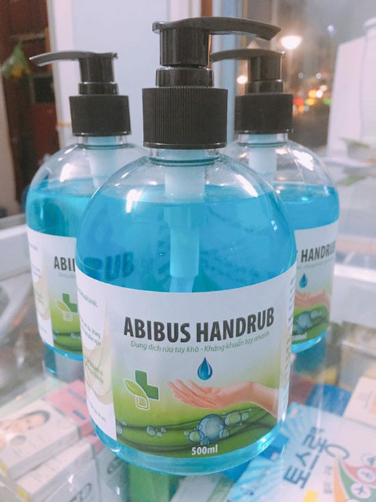 Thu hồi toàn quốc lô dung dịch nước rửa tay khô ABIBUS HANDRUB