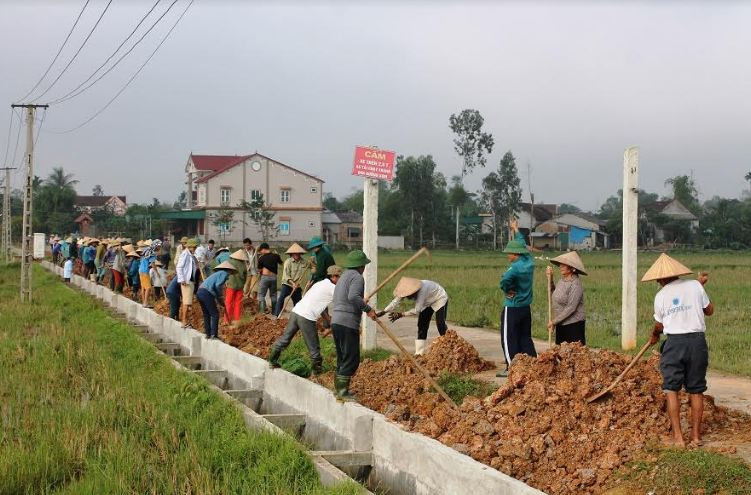Xã Nhân Sơn (huyện Đô Lương – Nghệ An): Nỗ lực đạt chuẩn nông thôn mới