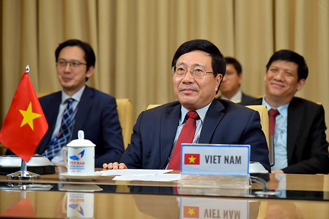 Việt Nam đề xuất 4 nội dung ứng phó COVID-19 tại Hội nghị cấp Bộ trưởng Ngoại giao