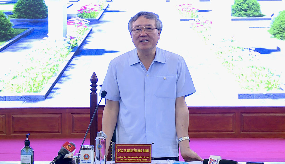 Chánh án TANDTC Nguyễn Hòa Bình: Xây dựng tượng Vua Lý Thái Tông sẽ không dùng tiền ngân sách