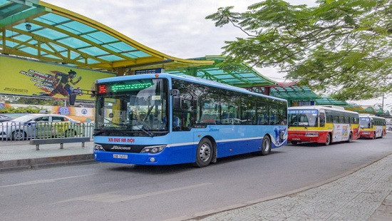 100% tuyến buýt ở Hà Nội hoạt động trở lại