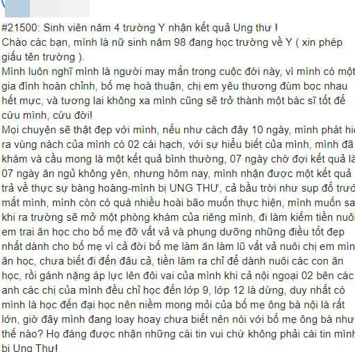 gái trẻ bị ung thư 0