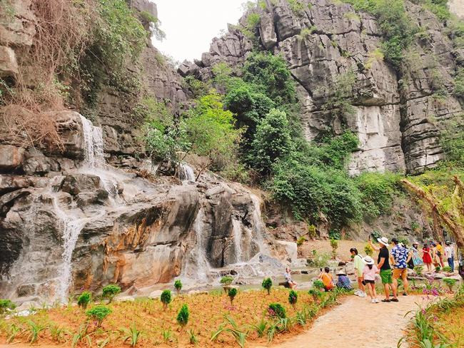 Truy tìm ốc đảo xương rồng, thác nước mới nổi ở Ninh Bình