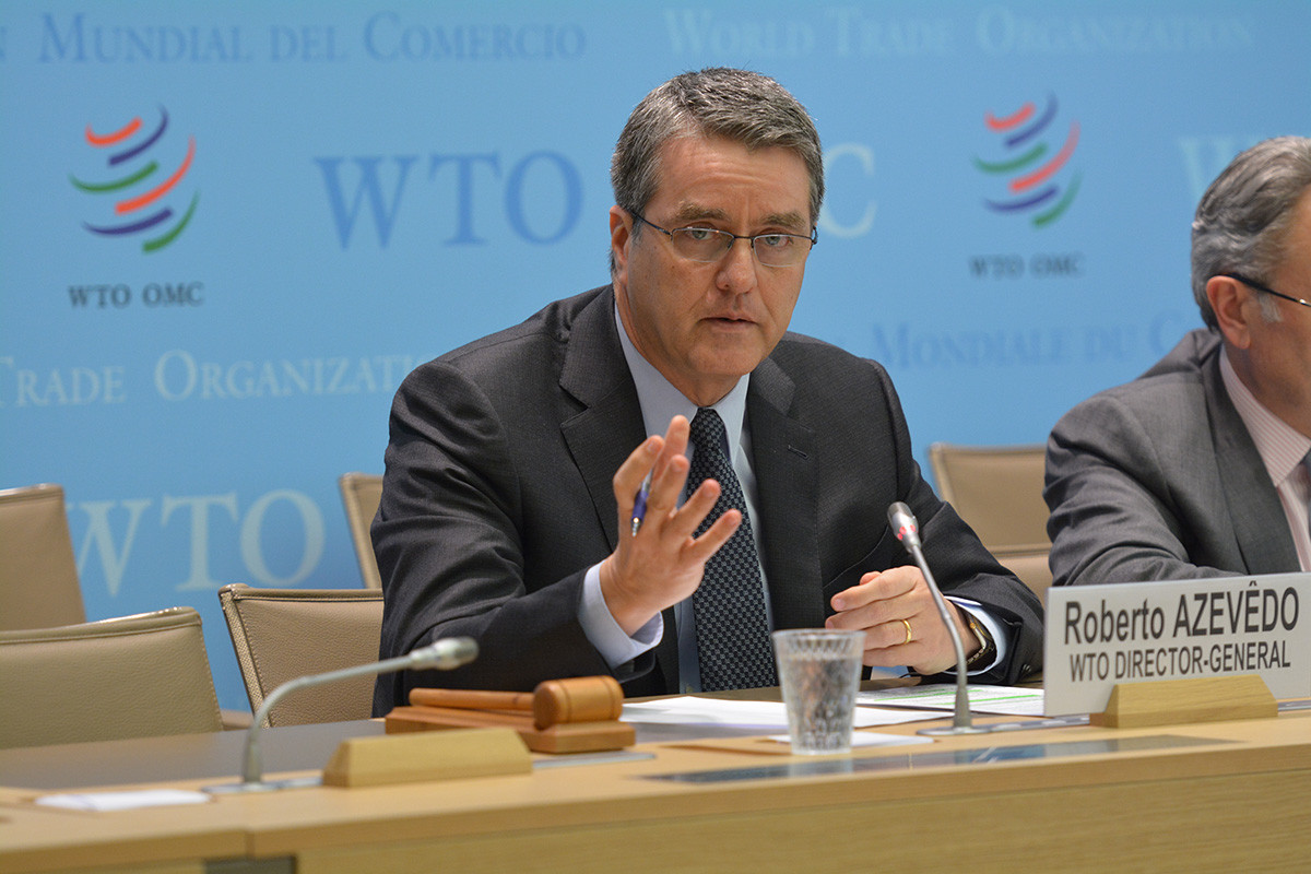 Tổng Giám đốc WTO dự định từ chức