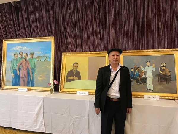 Triển lãm “Tháng Năm nhớ Bác”của họa sĩ Thái Hòa