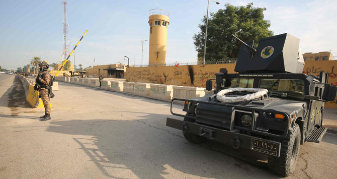 Rocket rơi gần Đại sứ quán Mỹ ở Baghdad, Iraq