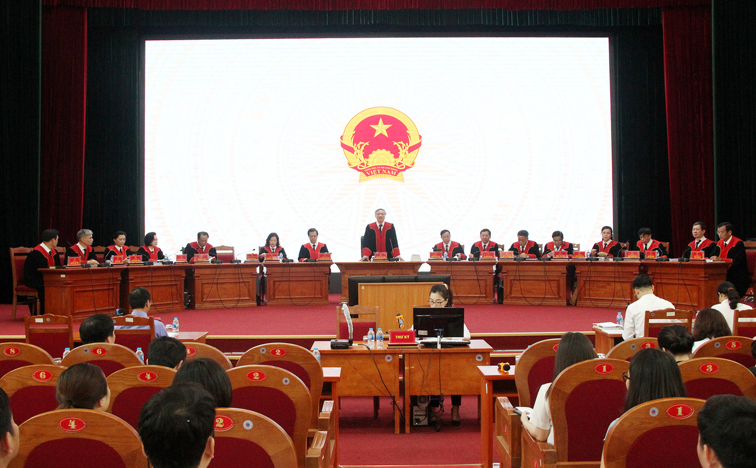 TANDTC tổ chức xét xử phiên tòa thực tế tại Học viện Tòa án